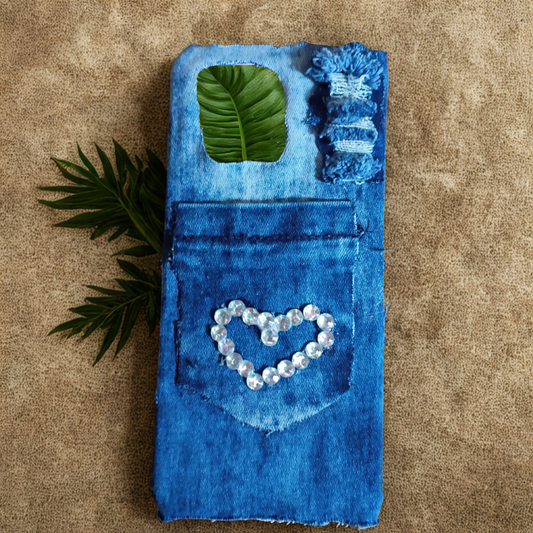 UPCYCLED JEAN PHONE CASE